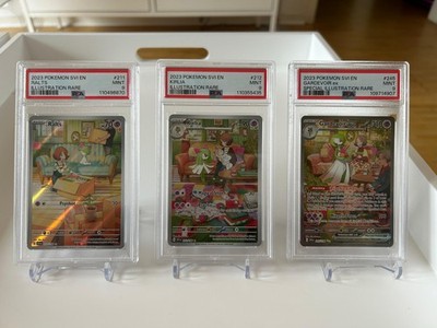 Pokemon EN SVI Ralts #211 Kirlia #212 Gardevoir ex #245 Set PSA 9 MINT 2024