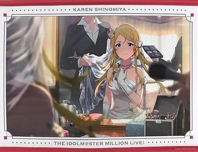 THE IDOLM@STER MILLION LIVE! Karen Shinomiya B2 Tapestry Collectible