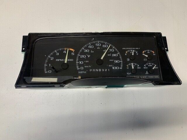 1995 Chevrolet 1500 2500 3500 speedometer instrument cluster 1995 Chevrolet 1500 2500 3500 speedometer instrument cluster