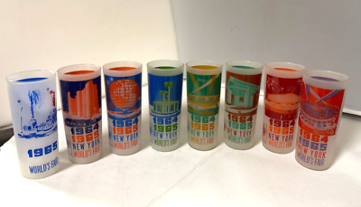 Original Box of Vintage 1964-1965 New York World's Fair Souvenir Glasses  Unused | eBay