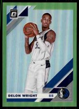 2019-20 Panini Donruss Optic Lime Green Prizm Delon Wright 066/149 Dallas Wings