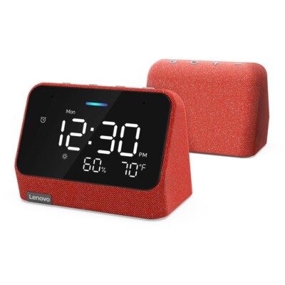 Original Lenovo Smart Clock Essential With Alexa Assistent :Clay