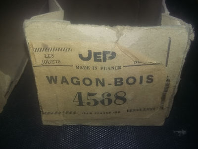 Wagon Plateau Double Porte En Bois JEP échelle O – Vintage Occasion