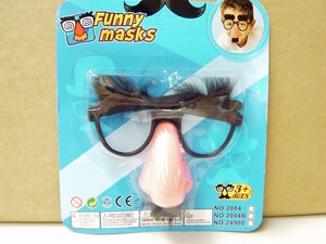 glasses with big nose and mustache