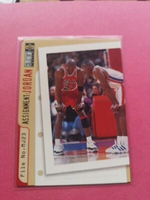 Michael Jordan Chicago Bulls Carte NBA Assignment Jordan Upper Deck 1996 Joe... - Photo 1/2