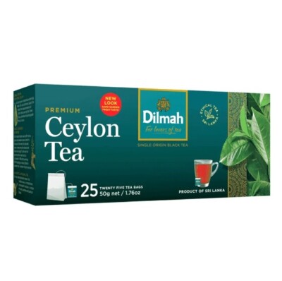 Dilmah Ceylon Tea 25 Tea Bags healthy drink for parents free shipping world best