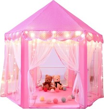Casa Del Juego Casita REGALO Para Chicas Ni as con Luces Carpa Del Hogar Jardin