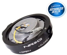 Nrg Steering Wheel Quick Release Thin Version Black Srk-400bk