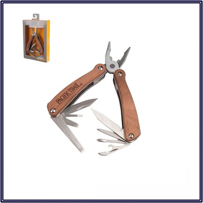 NIB Pacific Trail Large Multi Tool Plier Camping Hiking Travel Adventure Set