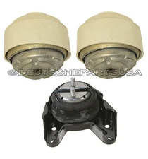 ENGINE MOTOR TRANSMISSION MOUNT MOUNTS for MERCEDES W203 C350 C280 4MATIC SET 3