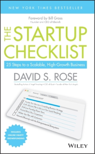 David S. Rose The Startup Checklist (Copertina rigida)
