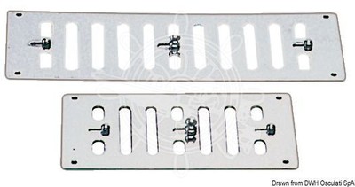 Osculati Lüftungsgitter Edelstahl Poliert – 229 X 76 Mm, Mit Verstellbaren Lamellen & Fliegengitter
