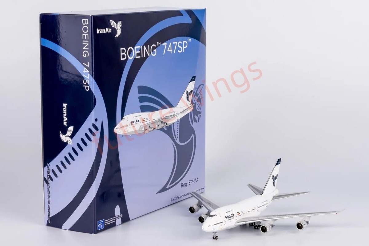 1:400 NG Models NG07042 Iran Air B747SP EP-IAA Aircraft Model+Free