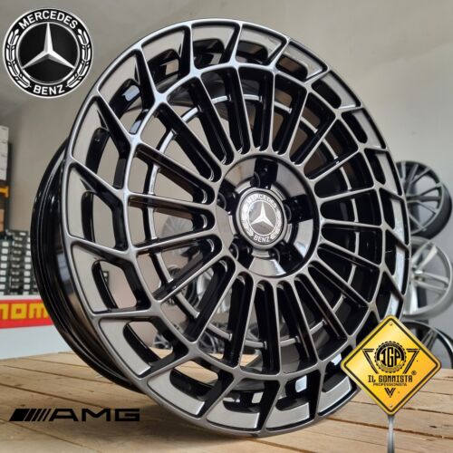 AMG Turbo KIT 4 Cerchi In Lega 18 Compatibili con Mercedes Classe E + V  CLA GLA - Foto 1 di 9