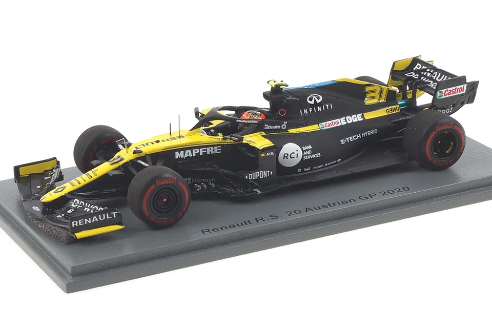 Renault R.S. 20 Gp Austria 2020 Esteban Ocon Spark 1:43 S6467 - Immagine 2 di 2