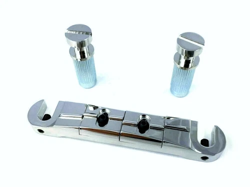 Wilkinson/Gotoh Chrome Adjustable Wraparound Guitar Bridge/Tailpiece TP-3691-010