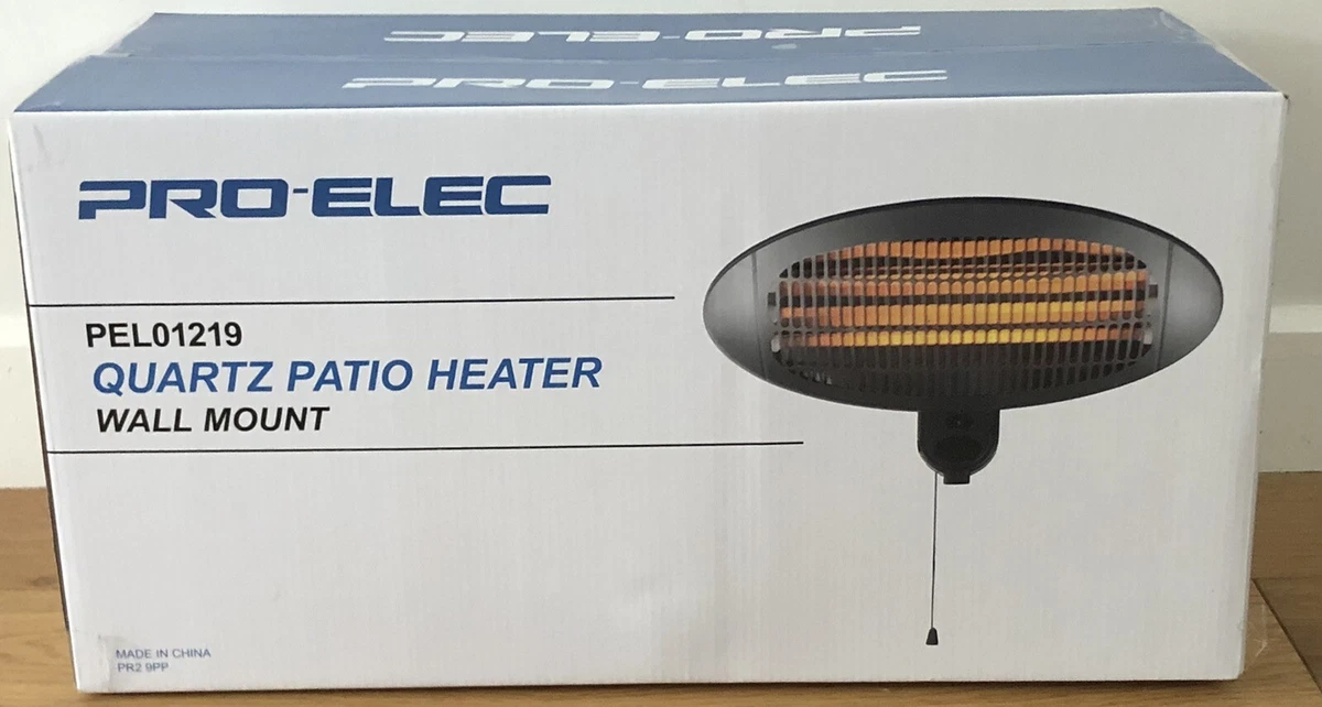 2000W Patio Heater Garden Outdoor Quartz 2KW Electric Wall Mounted Heating  IP34 | eBay