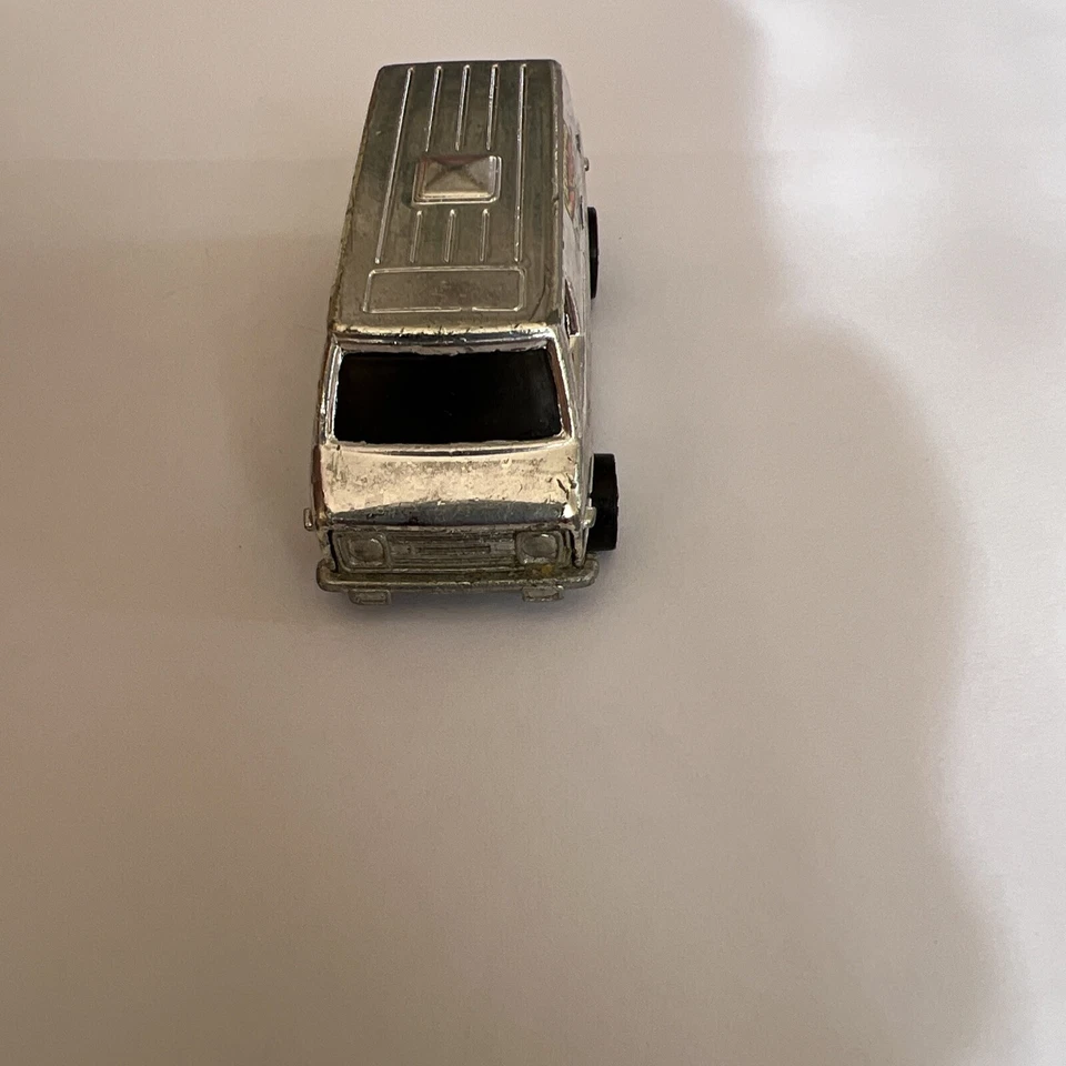 De colección 1974 Hot Wheels California Cruisin' Silver Van Super Chromes - Suelta Foto 3 de 4