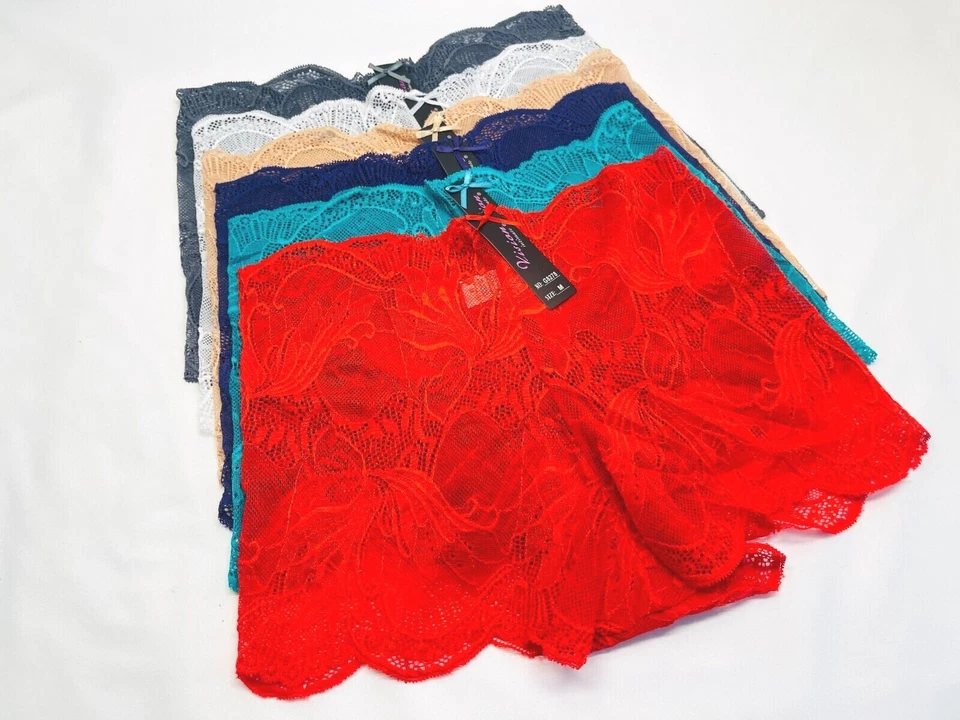 Lote de 3/6 calzoncillos boxer cortos cintura alta para mujer 78 S-4XL Foto 2 de 4