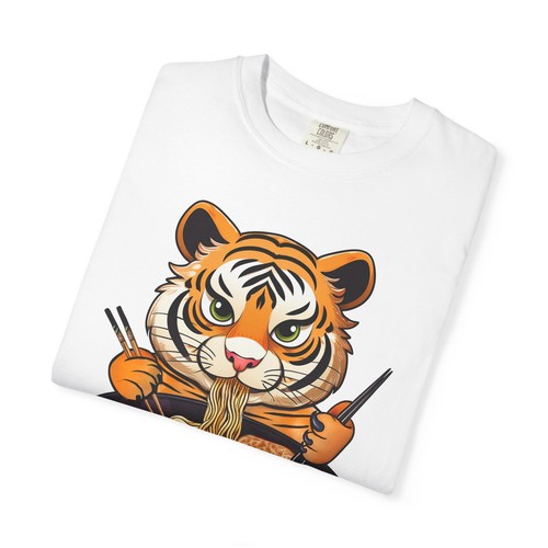 Baby Tiger Eating Ramen Funny T-shirt, Cute Animal Print, Gift for Anime Lovers - Picture 25 of 121