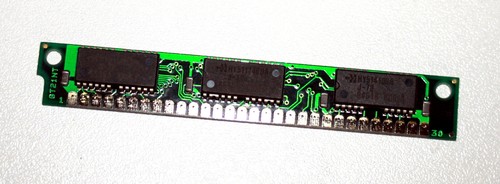 4 MB Simm 30-pin 70 ns 3-Chip Parity Chips: 2x HY5117400AJ-70 + 1x HY514100AJ-70 - Bild 1 von 2