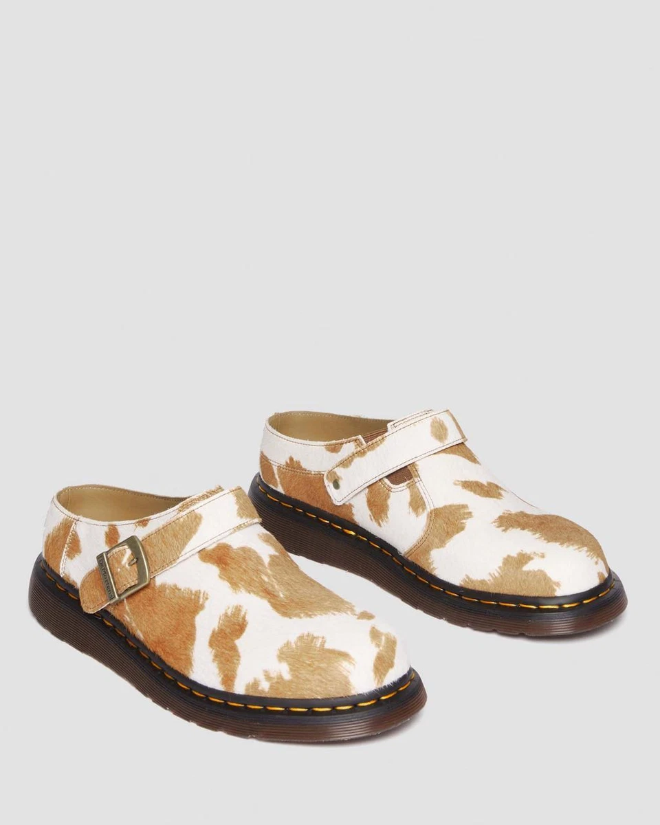 Cow print online doc sandals