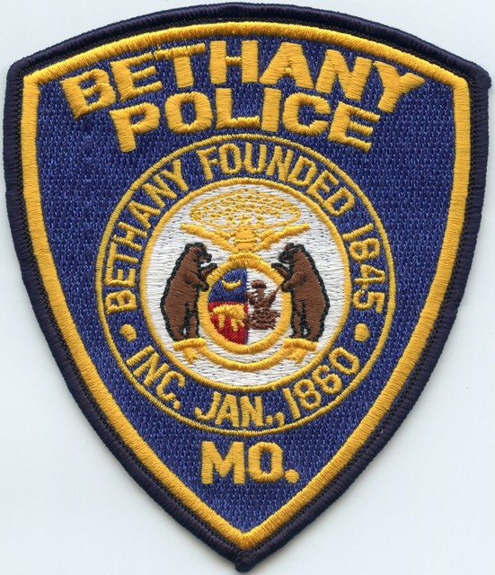 BETHANY MISSOURI MO POLICE PATCH eBay