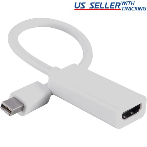 Thunderbolt Mini Display Port DP To HDMI Adapter for Apple MacBook Air Pro iMac
