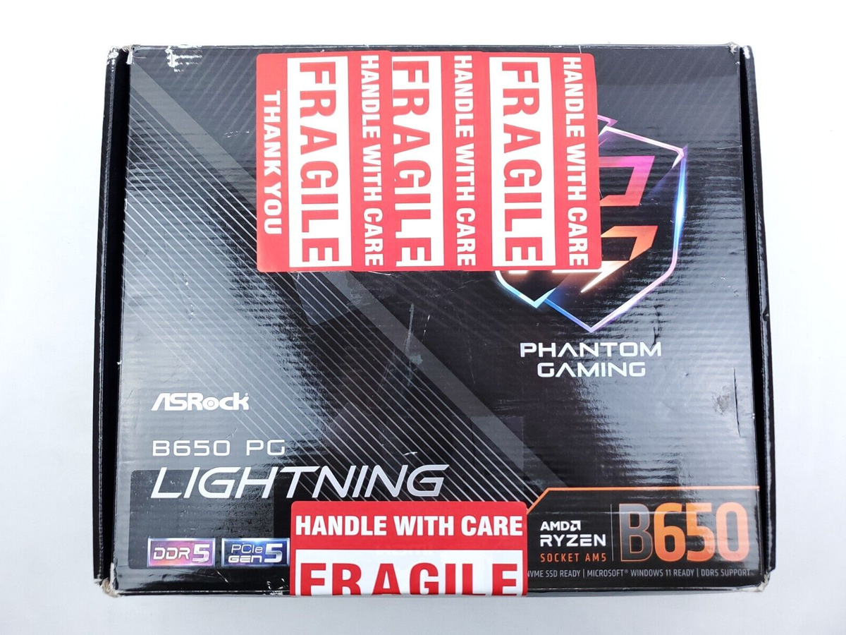 ASRock B650 PG Lightning, AM5 AMD Socket Motherboard (Please