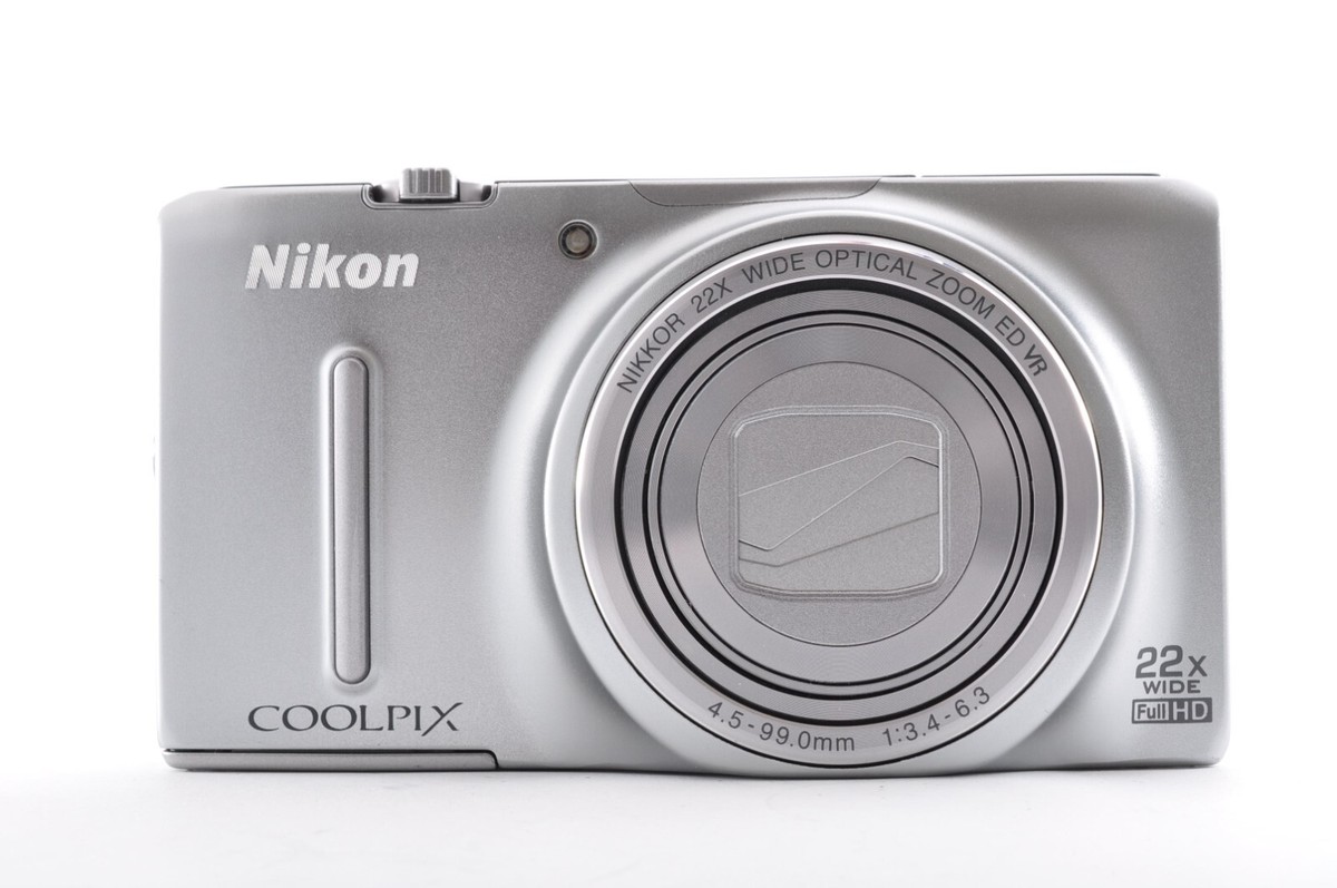 Nikon Coolpix S9500 Proud Silver Near Mint Compact Digital