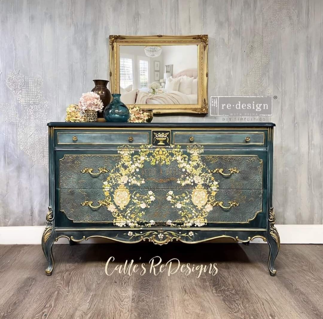 New Kacha & Redesign With Prima "Petit A Pet" Decor Transfer Floral