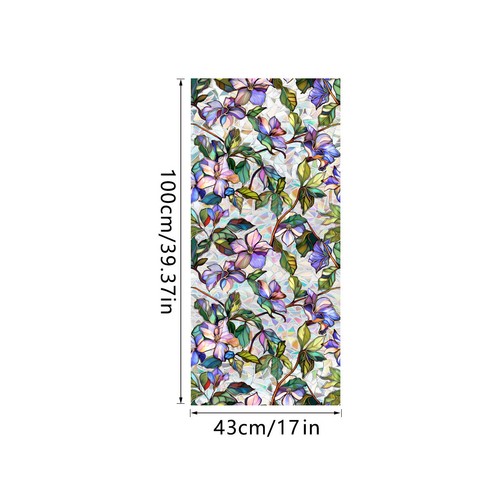 HOT Static Cling Privacy Window Film Glueless Frosted Decor Window Glass Film - Picture 63 of 66