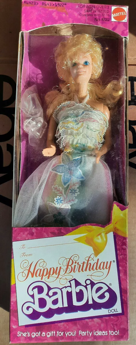 Barbie happy birthday 1980 new arrivals