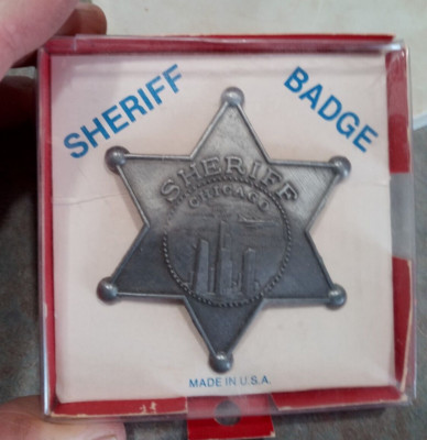 Sheriff badge Chicago souvenir  sears tower  / Ohara / John Hancock / standard
