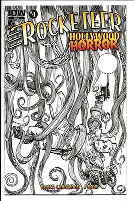 Rocketeer: Hollywood Horror # 4 IDW Pubishing B&W Variante RI Cover 2013 Neuwertig