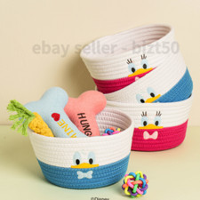 Disney Donald Daisy Duck Rope Storage Organizer Basket For Storage