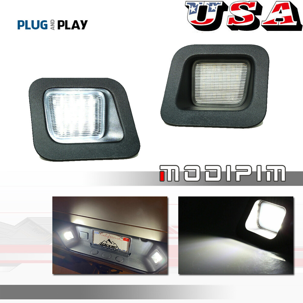 For 2003-2018 Dodge RAM 1500 2500 3500 White LED Bulb License Plate