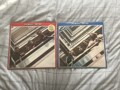 The Beatles – 1962-1966 and 1967-1970 Red and Blue Double LP Vinyl Albums