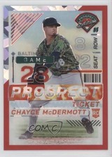 2024 Panini Prospect Edition Red Ice Prizm Chayce McDermott #44 1d2q