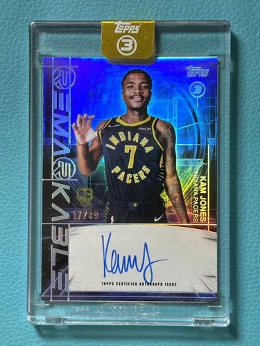 2025 Topps Three Basketball Kam Jones #RM-KJ