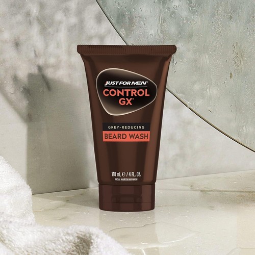 Just For Men Control GX Grey Reducing Beard Wash Shampoo with Keratin, Gradua... - Picture 7 of 7