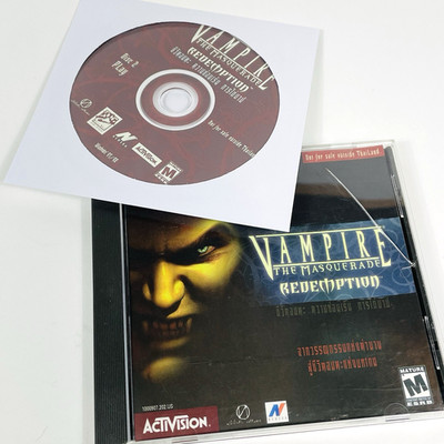 Vampire The Masquerade Redemption Thailand Import PC CD-ROM Game