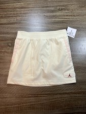Jordan Girls 6X pale yellow athletic skort - NWT