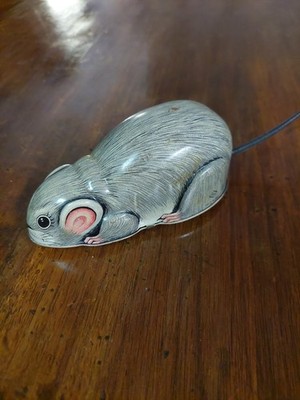 Vintage Yonezawa Tin Toy Made in Japan Functional Key Topolino