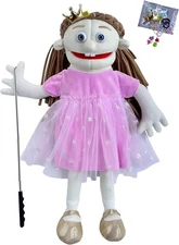 25", Girl, Full Body, Ventriloquist Style Puppet,Hand Puppet……