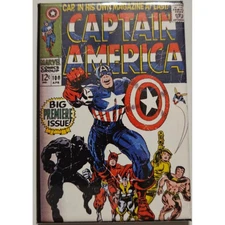 Captain America Marvel Comics Group Big Premiere Issue Comic Book Art