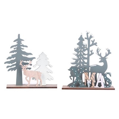 Holz Weihnachten Elch Holz Basteln Weihnachtsbaum für Regal Tisch Schreibtisch Party Deko