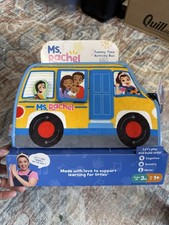 Ms. Rachel Tummy Time Activity Bus Developmental Activity Toy, Vehicles, 3M