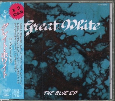 Great White Blue EP CD Japan Capitol 1991 with strip. no sticker TOCP6876