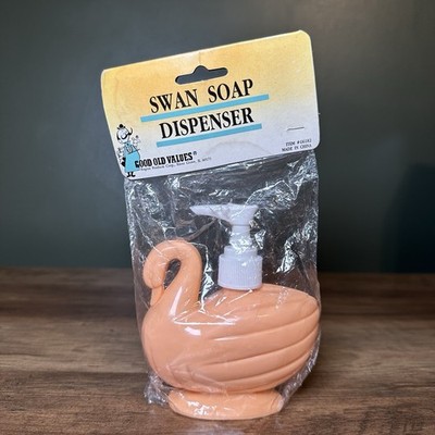 Vintage Good Old Values Swan Soap Dispenser New Sealed